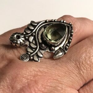 Tsavorite 925 Sterling Silver Ring